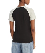 GUESS JEANS RAGLAN Baumwoll-T-Shirt jetbla - T-Shirts und Tops f&uuml;r Damen - 2
