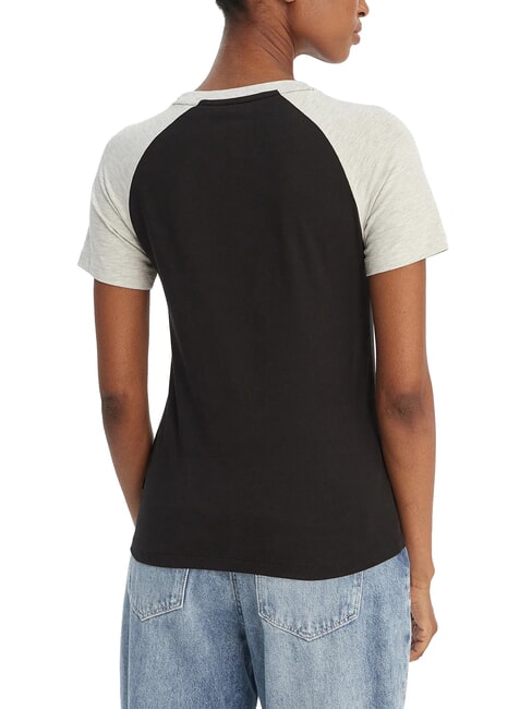 RAGLAN Baumwoll-T-Shirt jetbla - T-Shirts und Tops f&uuml;r Damen