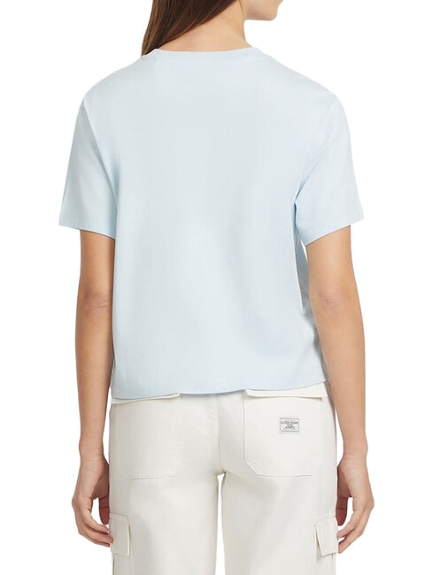 SS CN BOXY ICONIC  Baumwoll-T-Shirt Luftbild blau - T-Shirts und Tops f&uuml;r Damen