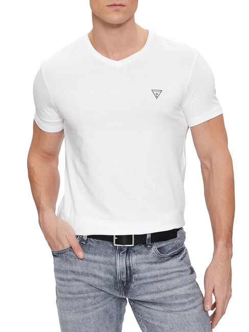 CALEB HERO Set mit 2 T-Shirts optisch wei&szlig; - Herren-T-Shirts