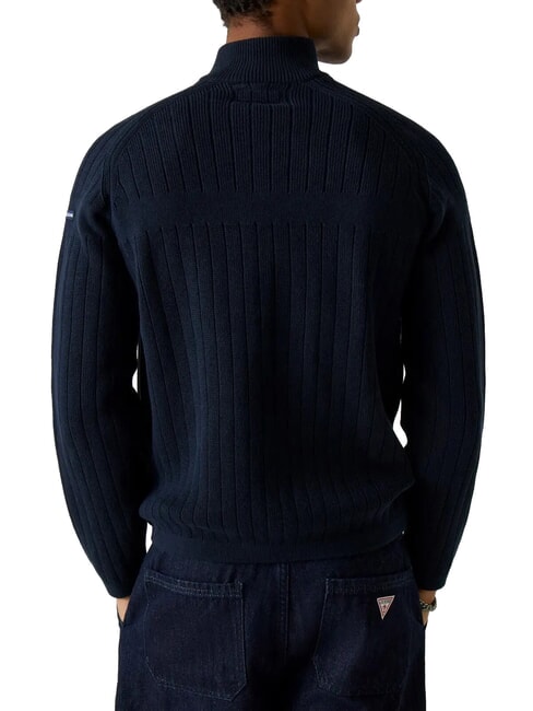 ZIP Baumwollpullover gewagter Ozean - Herrenpullover