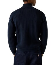 GUESS JEANS ZIP Baumwollpullover - Herrenpullover