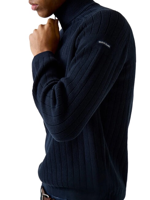 ZIP Baumwollpullover gewagter Ozean - Herrenpullover