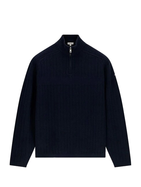 ZIP Baumwollpullover gewagter Ozean - Herrenpullover