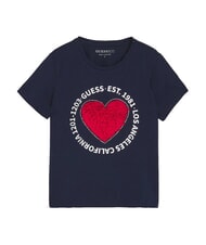 GUESS KID M&auml;dchen-T-Shirt geheimes Blau - Kinder-T-Shirt - 2