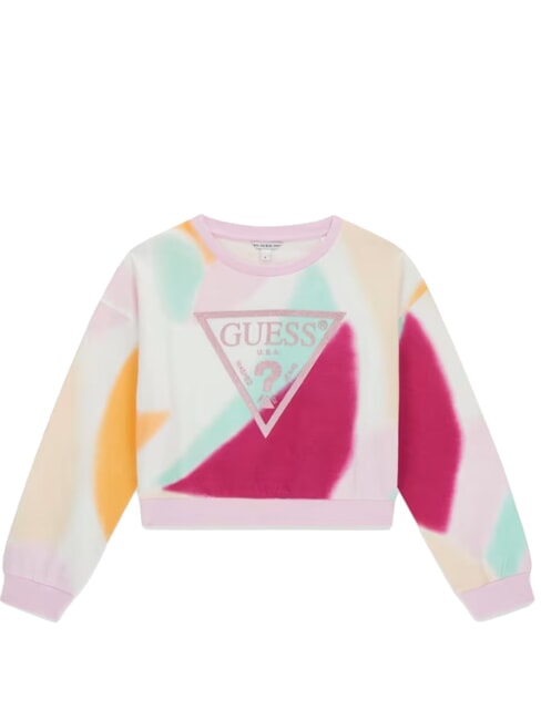 KID M&auml;dchen-Sweatshirt aus Baumwolle tropische Fantasie - Sweatshirts Kinder