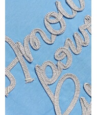 GUESS KID M&auml;dchen-Baumwoll-T-Shirt Seidenkrawatte blau - Kinder-T-Shirt - 3
