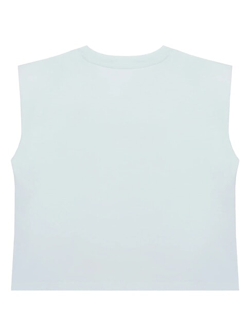 KID Baumwoll-Tanktop Polarblau - Kinder-T-Shirt