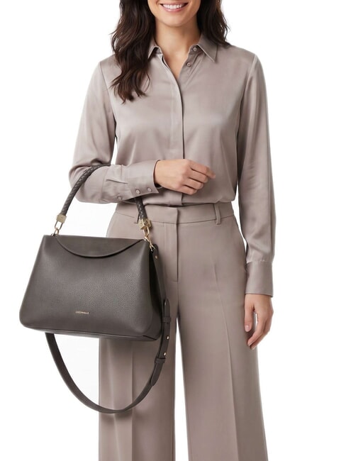 TIGGY Schultertasche mit Schultergurt Dreck - Damentaschen
