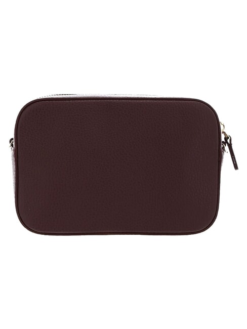 TEBE Schultertasche aus strukturiertem Leder Beere - Damentaschen
