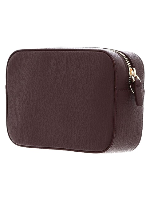 TEBE Schultertasche aus strukturiertem Leder Beere - Damentaschen