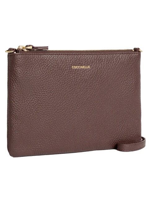 BEST CROSSBODY Minitasche aus Leder Beere - Damentaschen