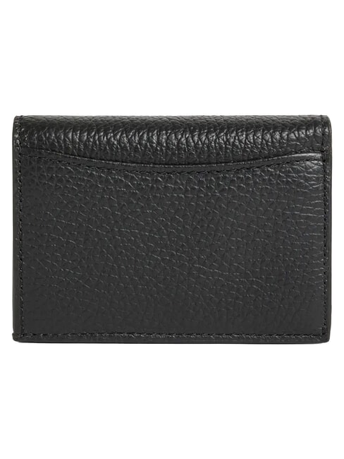 METALLIC SOFT Kompakte Ledergeldb&ouml;rse Schwarz - Brieftaschen Damen