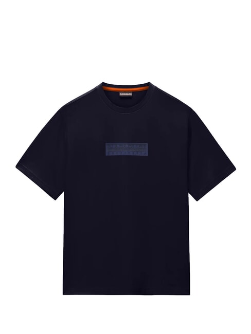 S-BOX LOGO SS 1 Baumwoll-T-Shirt blu marine - Herren-T-Shirts