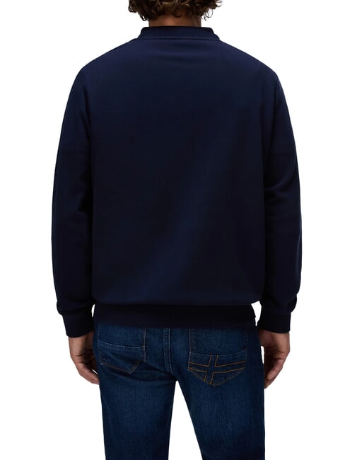 B-SMALL BOX C Baumwoll-Sweatshirt blu marine - Sweatshirts Herren