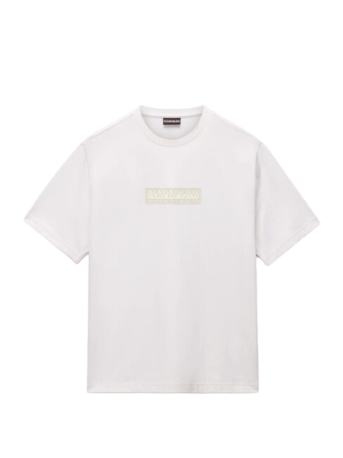 S-BOX LOGO SS 1 Baumwoll-T-Shirt wei&szlig;es Fl&uuml;stern - Herren-T-Shirts