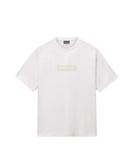 NAPAPIJRI S-BOX LOGO SS 1 Baumwoll-T-Shirt wei&szlig;es Fl&uuml;stern - Herren-T-Shirts - 3