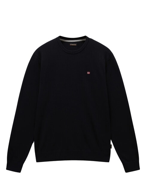 DROZ Rundhalspullover schwarz 041 - Herrenpullover