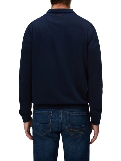 DROZ Rundhalspullover blu marine - Herrenpullover