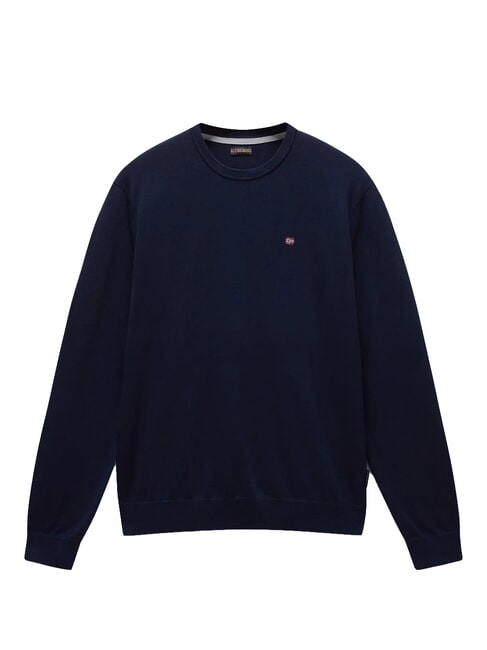 DROZ Rundhalspullover blu marine - Herrenpullover