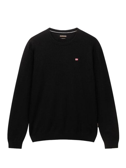 DAMAVAND Wollpullover schwarz 041 - Herrenpullover