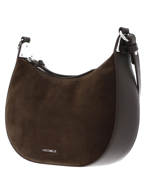 FUJIKO SUEDE BI Schultertasche aus Leder Dreck - Damentaschen