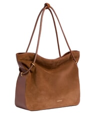 COCCINELLE LIZZIE SUED.BIM Wildleder-Schultertasche Cognac - Damentaschen - 3