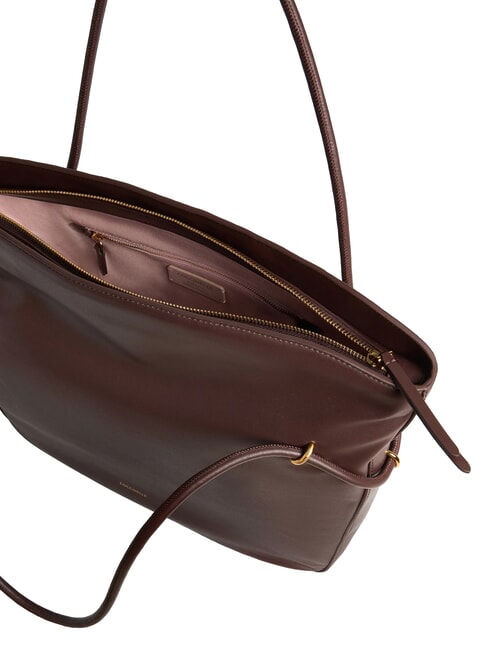 LIZZIE Leder-Schultertasche Beere - Damentaschen