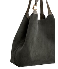COCCINELLE C-EASY CORDURO Leder-Schultertasche Dreck - Damentaschen - 3