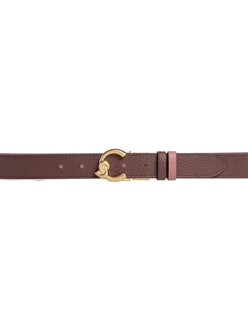 C-ME BICOLOR  Wendbarer Lederg&uuml;rtel Beeren-/Winzrose - G&uuml;rtel