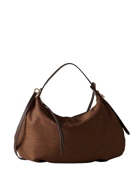 PRIVE L Schultertasche mit Schultergurt Kastanie - Damentaschen
