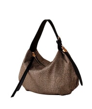 BORBONESE PRIVE L Schultertasche mit Schultergurt OP / NATUR / SCHWARZ - Damentaschen - 2