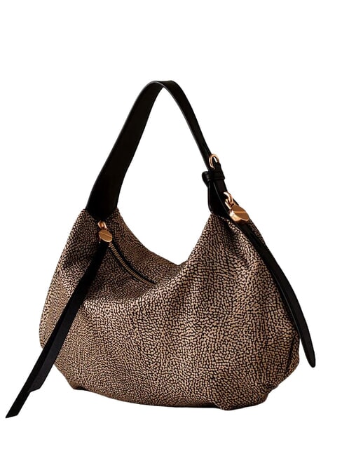 PRIVE Schultertasche mit Schultergurt OP / NATUR / SCHWARZ - Damentaschen