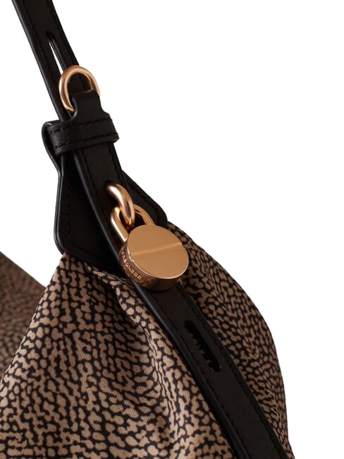 PRIVE Schultertasche mit Schultergurt OP / NATUR / SCHWARZ - Damentaschen