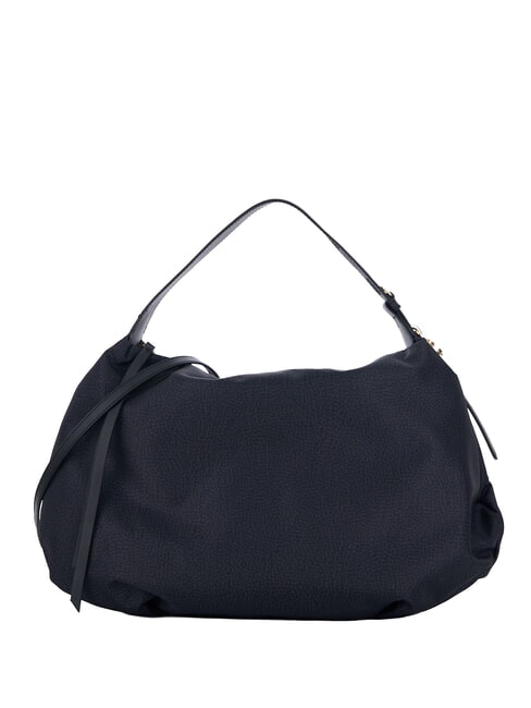 PRIVE L Schultertasche mit Schultergurt dunkles Schwarz - Damentaschen
