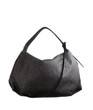 BORBONESE PRIVE L Schultertasche mit Schultergurt Teer - Damentaschen - 3
