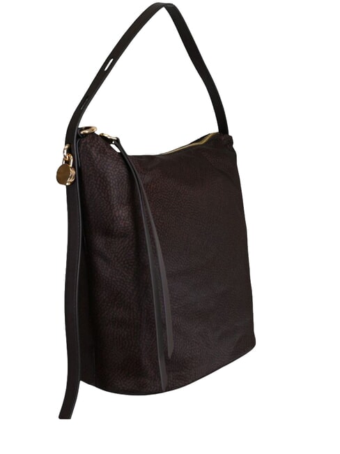 PRIVE Vertikale Schultertasche Schokolade - Damentaschen