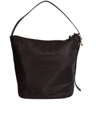 BORBONESE PRIVE Vertikale Schultertasche Schokolade - Damentaschen - 3