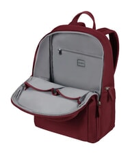 SAMSONITE MOVE 5.0 Nylon-Rucksack f&uuml;r 14-Zoll-Laptop Burgund - Damentaschen - 5