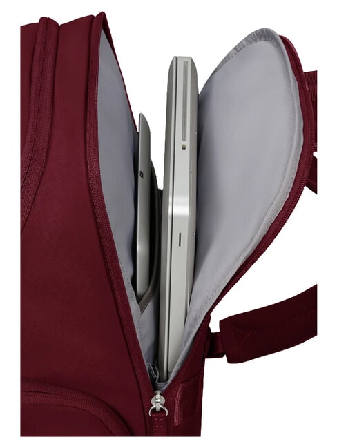 MOVE 5.0 Nylon-Rucksack f&uuml;r 14-Zoll-Laptop Burgund - Damentaschen