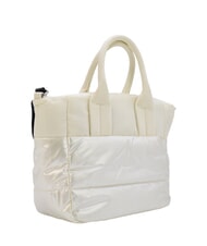 BLAUER PADDED Handtasche mit Schulterriemen Wei&szlig; - Damentaschen - 2