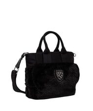 BLAUER PADDED Handtasche mit Schulterriemen SCHWARZ - Damentaschen - 2