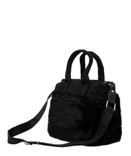 BLAUER PADDED Handtasche mit Schulterriemen SCHWARZ - Damentaschen - 3