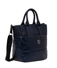 BLAUER PADDED Einkaufstasche mit Schultergurt NAVY BLAU - Damentaschen - 2