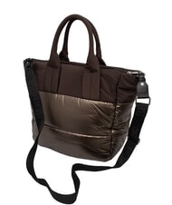 BLAUER PADDED Handtasche mit Schulterriemen Dunkelbraun - Damentaschen - 3