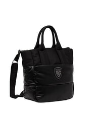 BLAUER PADDED Handtasche mit Schulterriemen SCHWARZ - Damentaschen - 2