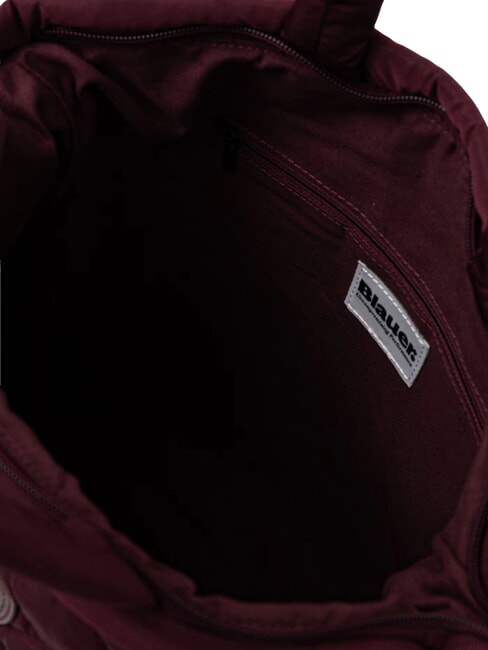 PUFF Handtasche mit Schulterriemen Bordeaux - Damentaschen
