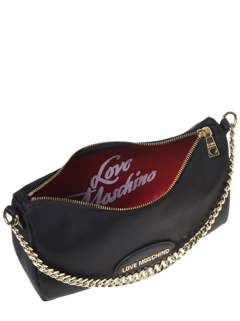 CITY CORE Schultertasche mit Kettenschulterriemen Schwarz - Damentaschen