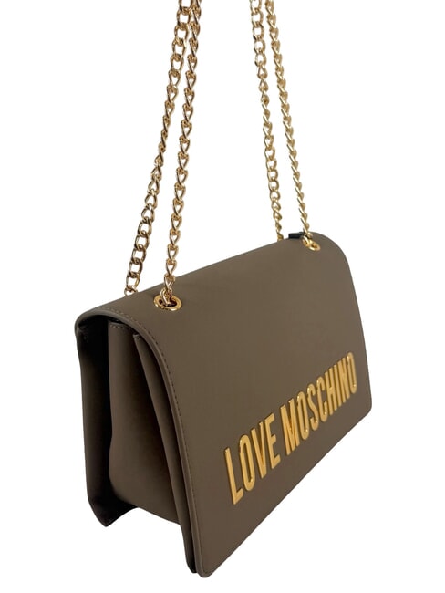 BOLD LOVE Schultertasche mit Kette Dreck - Damentaschen