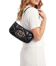 LOVE MOSCHINO EMBOSSED QUILTED Umh&auml;ngetasche Schwarz - Damentaschen - 2